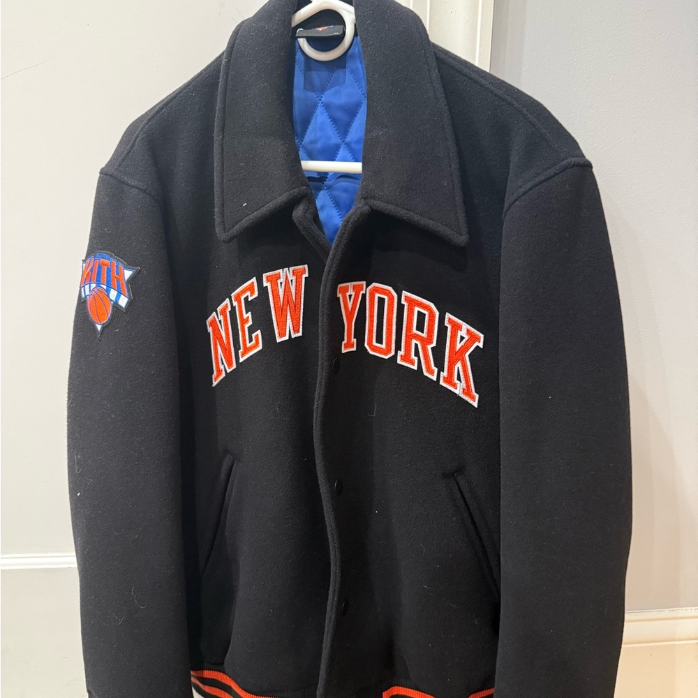 Kith New York Knicks Wool Coaches Jacket